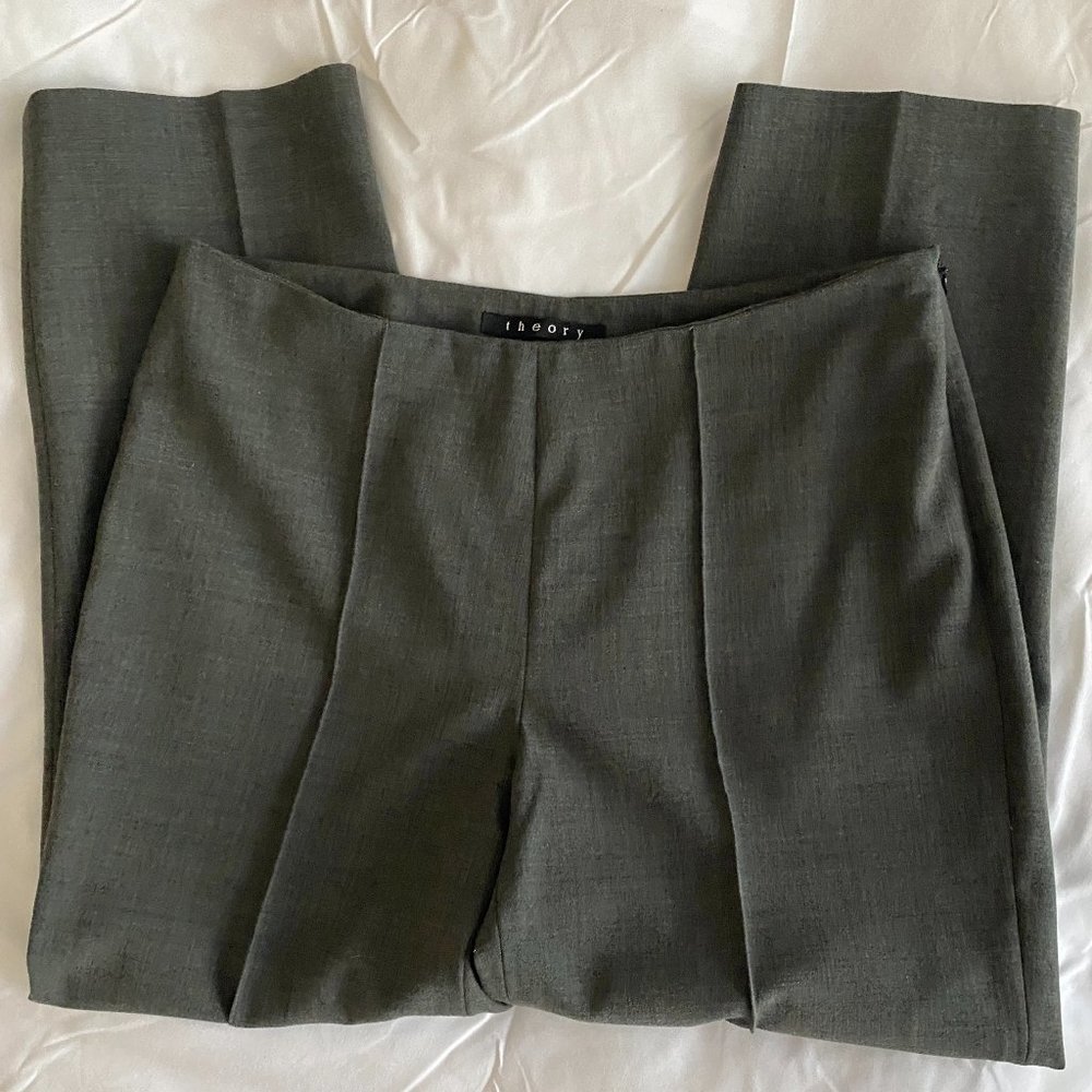 theory charcoal dress pants